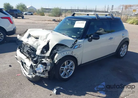 2013 Mini Hardtop Cooper S from USA, damaged, VIN WMWSV3C55DT390985